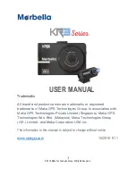 Marbella KR3 series User Manual preview