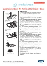 Marbletrend Easy-Fit Installation Instructions предпросмотр