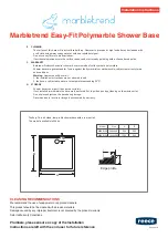 Предварительный просмотр 2 страницы Marbletrend Easy-Fit Installation Instructions