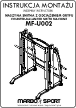 MARBO-SPORT MF-U002 Assembly Instruction Manual предпросмотр