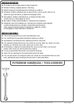 Предварительный просмотр 2 страницы MARBO-SPORT MH-S001 Assembly Instruction