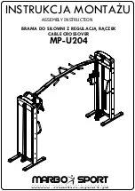 MARBO-SPORT MP-U204 Assembly Instruction Manual предпросмотр