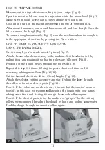 Preview for 11 page of Marcato Pasta fresca Wellness Instructions For Use And Maintenance Manual