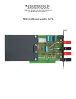 Preview for 1 page of Marchand Electronics PM48 Manual