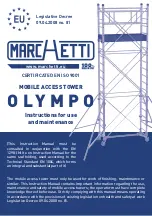 Preview for 15 page of Marchetti OLYMPO Instructions For Use And Maintenance Manual