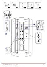 Предварительный просмотр 19 страницы Marco Mammoliti Black 90x90 Installation, Use And Maintenance Manual