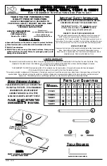 Marco Aquatic Fundamentals 11101 Assembly Instructions And Parts List preview