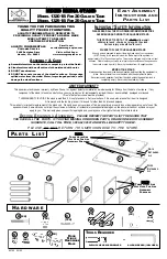 Marco Aquatic Fundamentals 13201B Assembly Instructions And Parts List preview