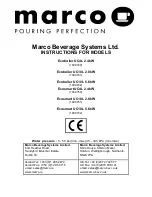 Marco Ecoboiler UC10L Instructions Manual preview