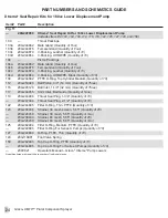 Preview for 24 page of Marco Graco XM70 20GXM3B00 Part Numbers And Schematics Manual