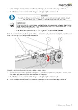 Preview for 25 page of MARCOLIN Control Box R 24 V Installation Manual