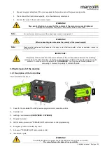 Preview for 35 page of MARCOLIN Control Box R 24 V Installation Manual