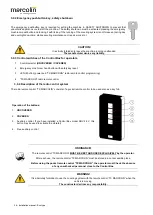 Preview for 36 page of MARCOLIN Control Box R 24 V Installation Manual