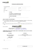 Preview for 52 page of MARCOLIN Sigillo User Manual