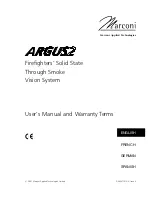 Preview for 2 page of Marconi Instruments Argus 2 User Manual