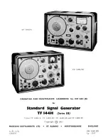 Предварительный просмотр 3 страницы Marconi TF 144H Series Operating And Maintenance Handbook