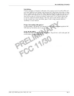 Preview for 9 page of Marconi TRIND C00011-005 Series Installation Manual