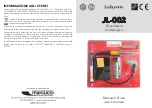 Предварительный просмотр 1 страницы Marcucci Lafayette JL-002 User Manual