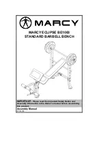 Marcy ECLIPSE BE1000 Assembly Manual предпросмотр