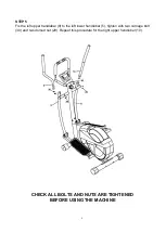 Предварительный просмотр 9 страницы Marcy ER3000D Instructions Manual