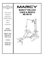 Preview for 1 page of Marcy MD-8851R Manual