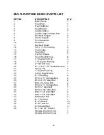 Preview for 29 page of Marcy MD-8851R Manual