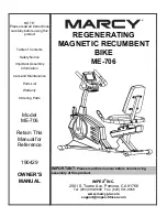 Marcy ME-706 Owner'S Manual preview