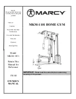 Marcy MKM-1101 Owner'S Manual preview