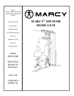 Marcy MWM-980 Owner'S Manual preview