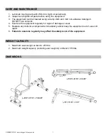 Предварительный просмотр 8 страницы Marcy PM-10110 Owner'S Manual