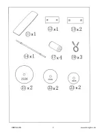 Предварительный просмотр 3 страницы Marcy PM-2084 Assembly Manual