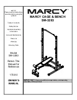 Marcy SM-3283 Owner'S Manual предпросмотр