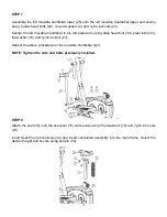 Предварительный просмотр 10 страницы Marcy XC-50 Assembly Manual