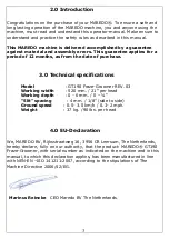 Preview for 3 page of MAREDO GT 190 Operator'S Manual