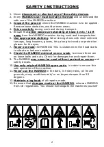 Preview for 2 page of MAREDO GT 230 Operator'S Manual