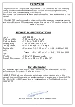 Preview for 3 page of MAREDO GT 424-03 VibeSpike- SeederC Manual