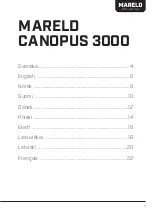 Preview for 3 page of MARELD CANOPUS 3000 Instruction Manual