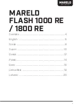 Предварительный просмотр 3 страницы MARELD FLASH 1000 RE Instruction Manual