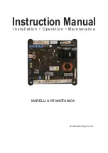 Preview for 2 page of MarelliGenerators M40FA640A/A MARK I User Manual