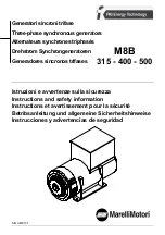 Preview for 1 page of MarelliMotori M8B 315 Instructions And Safety Information