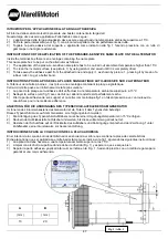 Preview for 47 page of MarelliMotori M8B 315 Instructions And Safety Information