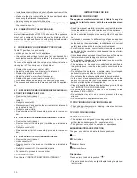 Предварительный просмотр 13 страницы Mareno MNG94G Operating And Maintenance Instructions Manual