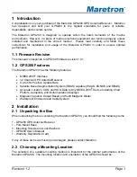 Preview for 5 page of Maretron GPS200 User Manual