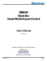 Maretron MBB100 User Manual предпросмотр