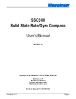 Preview for 1 page of Maretron SSC300 User Manual