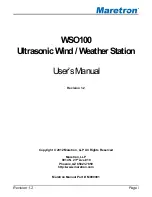 Maretron WSO100 User Manual preview