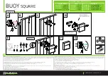 Preview for 2 page of Maretti BUOY SQUARE 14.6340.04 Quick Start Manual