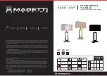 Предварительный просмотр 1 страницы Maretti MARRIOTT Quick Start Manual