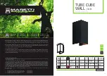 Preview for 1 page of Maretti TUBE CUBE WALL 14.4998.04 Quick Start Manual