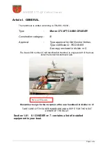 Preview for 5 page of MAREX 373 Aft Cabin Cruiser User Handbook Manual